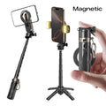 Magnetic Selfie Stick(with light)
