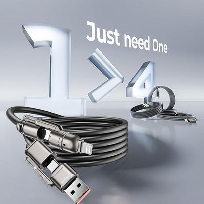 4-in-1 USB-C 65W Fast Charging Cable