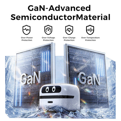 65W Robot Retractable GaN Charger
