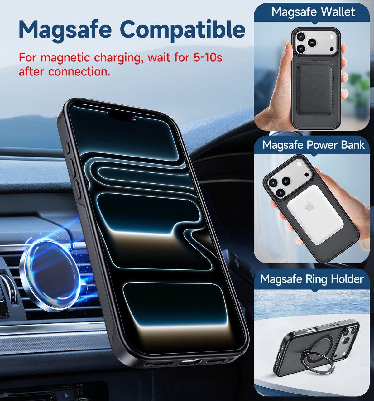 Galaxy S26 360° Invisible Magnetic Phone Case