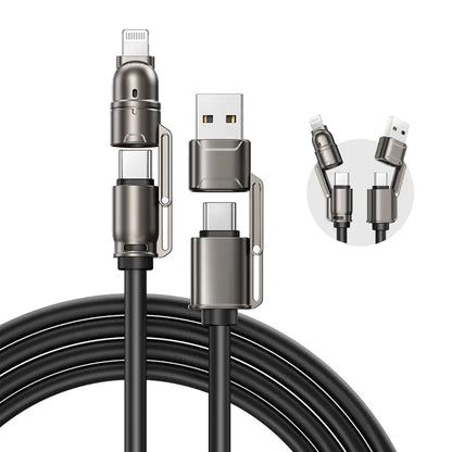 4-in-1 USB-C 65W Fast Charging Cable