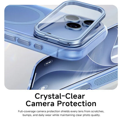 iPhone 17 K129 Magnetic Camera Stand Phone Case