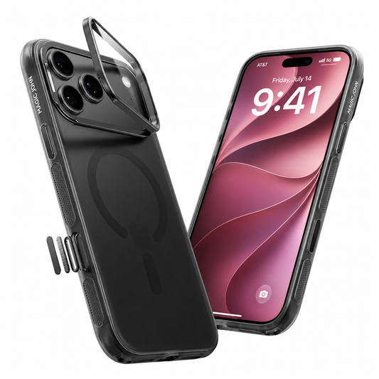 iPhone 18 K129 Magnetic Camera Stand Case