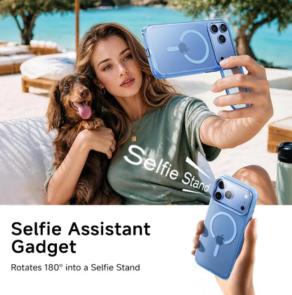 iPhone 18 K129 Magnetic Camera Stand Case