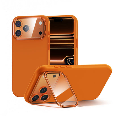 iPhone 18 K123 Liquid Silicone Stand Case
