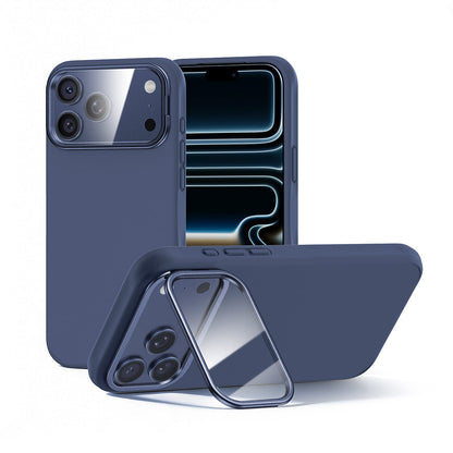 iPhone 18 K123 Liquid Silicone Stand Case