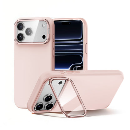 iPhone 18 K123 Liquid Silicone Stand Case