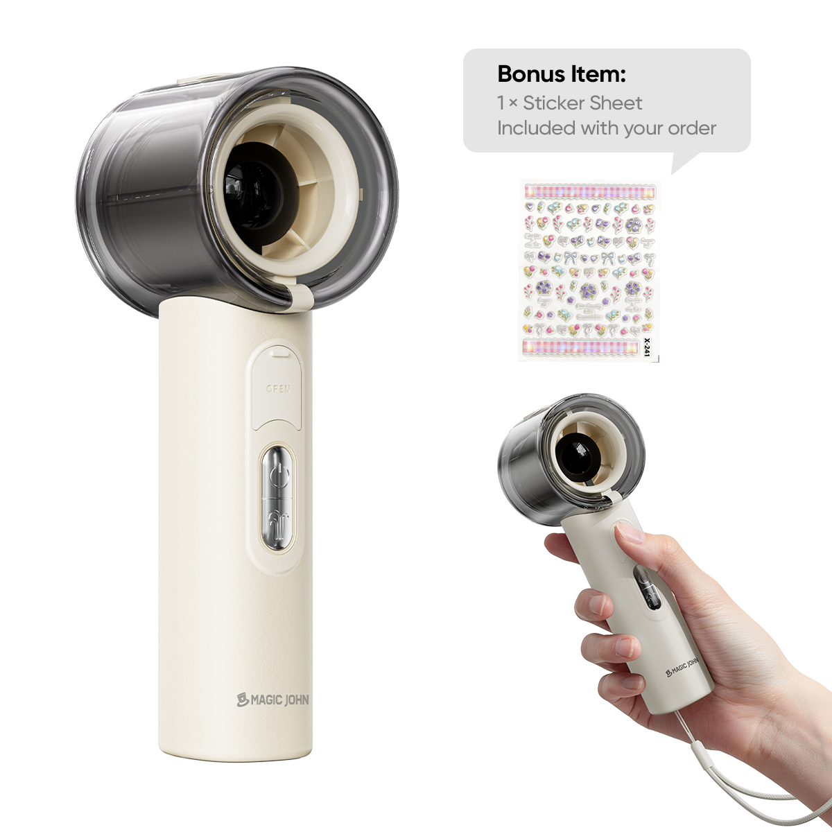 Nano Spray Handheld Fan Dual Cooling